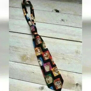 Looney Tunes Mania 1993 Tasmanian Devil Valentines Heart Tie Vintage